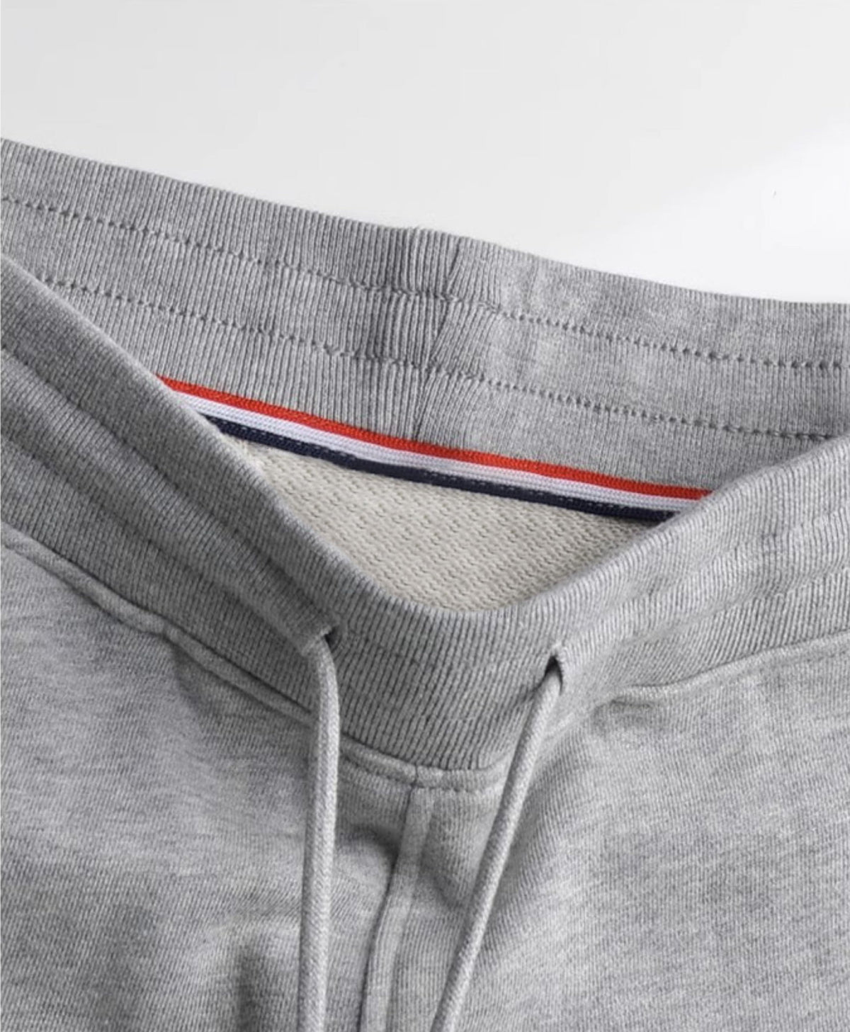 Thom Browne Style Men's Cotton Sweatpants - Signature Four-Bar Detail - Image 3