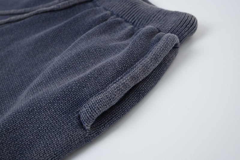 Stone Island Badge Washed Knit Shorts