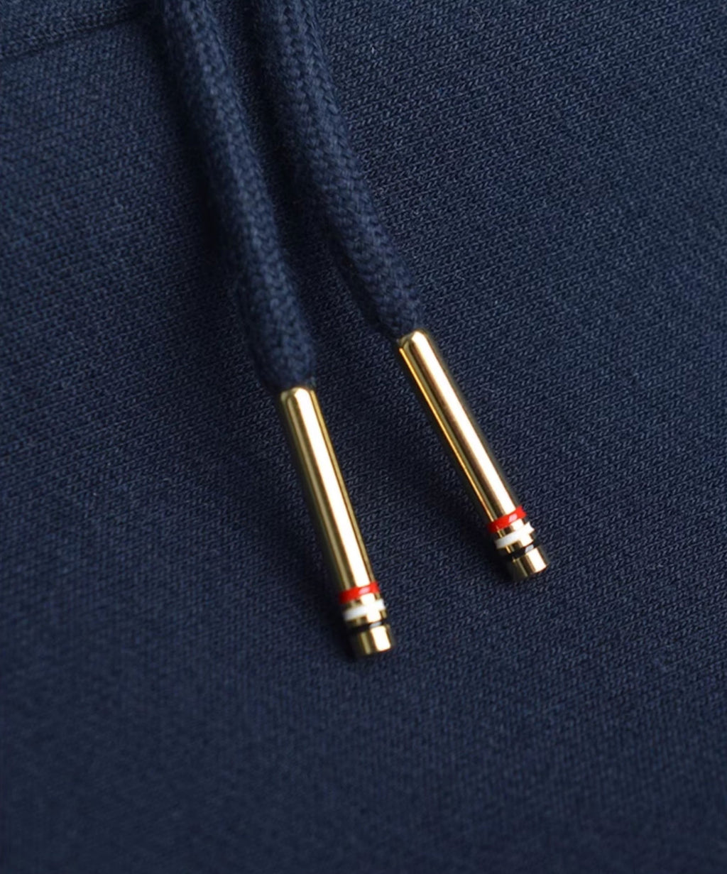 Thom Browne Style Men's Casual Sweatpants - Cotton Signature Four-Bar Detail - Image 5