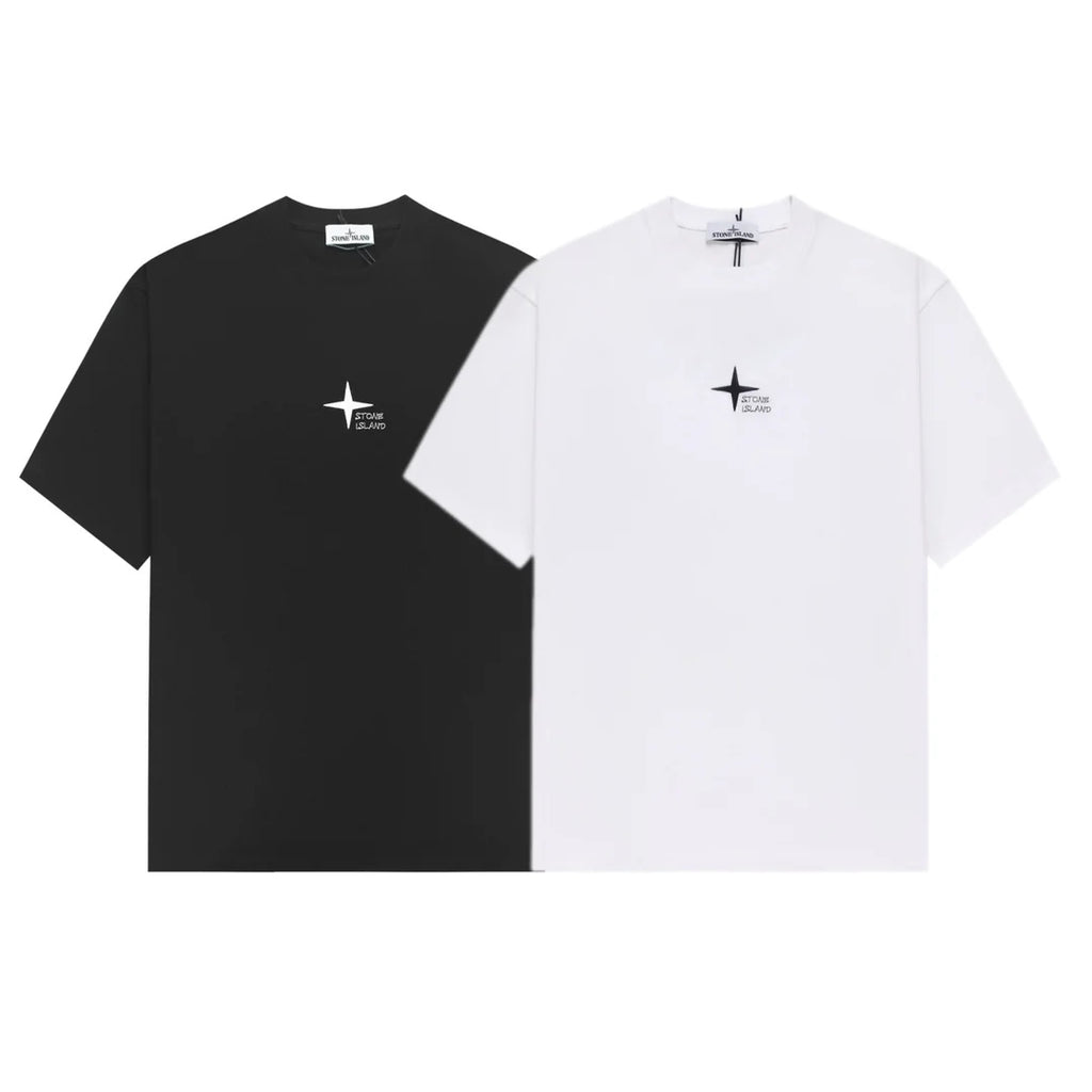 ST0NE lSLAND Pure Cotton T-Shirt