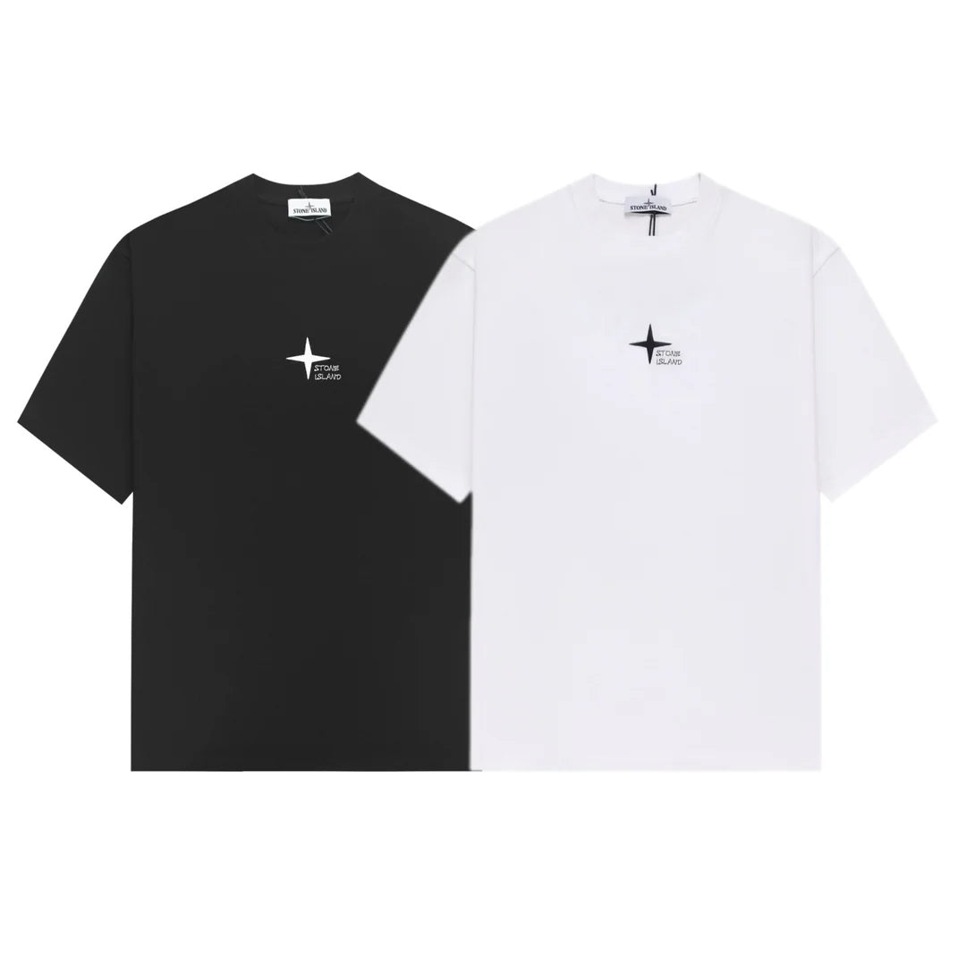 ST0NE lSLAND Pure Cotton T-Shirt
