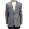 Men's 4 - Bar Suit Jacket with Signature Grosgrain Detail | Thom Browne