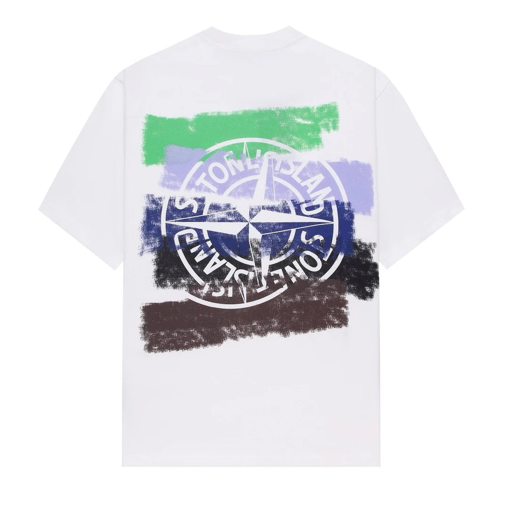 ST0NE lSLAND Pure Cotton T-Shirt