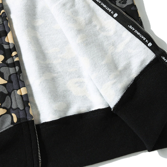BAPE Camo Shark Zipper Double Hoodie - image 7