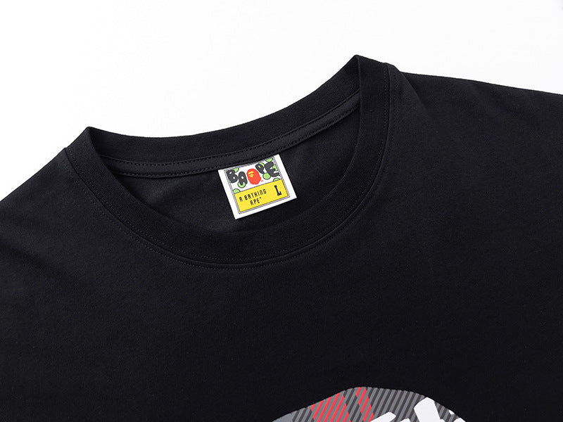 BAPE Stroke Camo By Bathing Big Ape Head T-Shirt - image 3