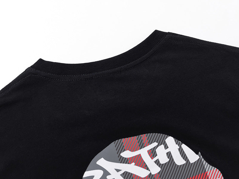 BAPE Stroke Camo By Bathing Big Ape Head T-Shirt - image 4