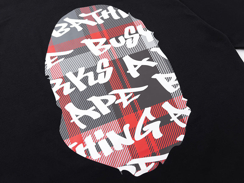 BAPE Stroke Camo By Bathing Big Ape Head T-Shirt - image 6