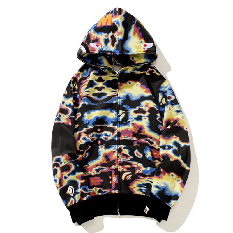 BAPE Color Shark Hoodie - image 5