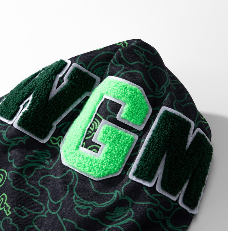 BAPE Green Shark Ape Head Hoodie - image 11