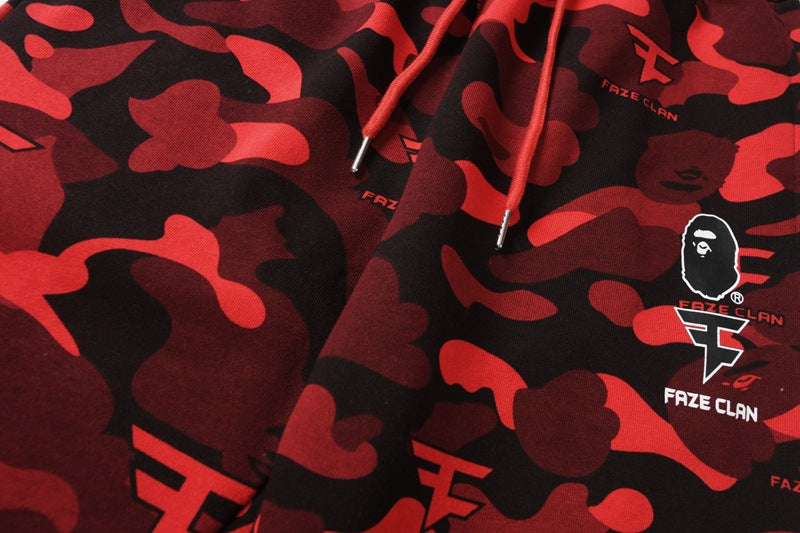 BAPE Red Camo Ape Head Hoodie - image 5
