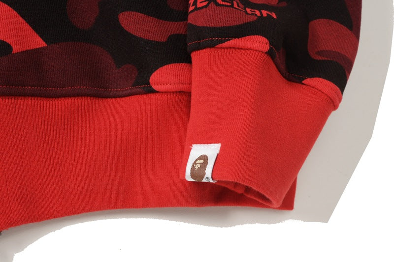 BAPE Red Camo Ape Head Hoodie - image 9