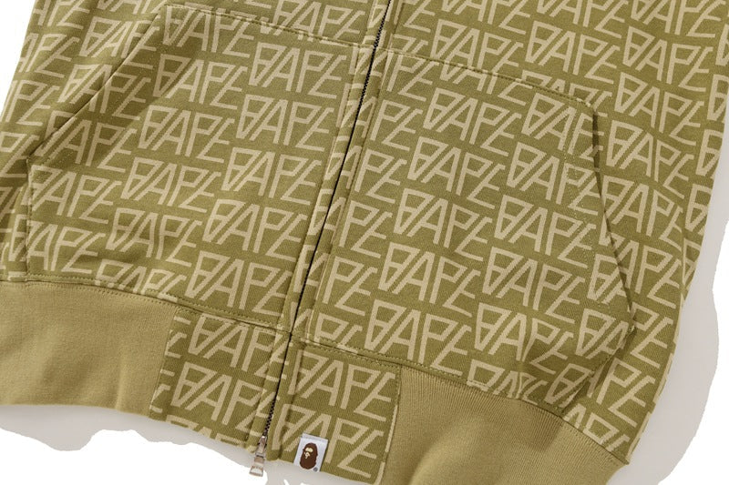 BAPE Logo Color Camo Shark Hoodie - image 10