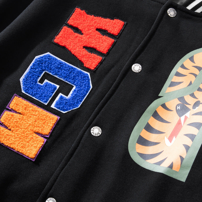 BAPE 1st Camo Shark Sweat MA-1 - image 3