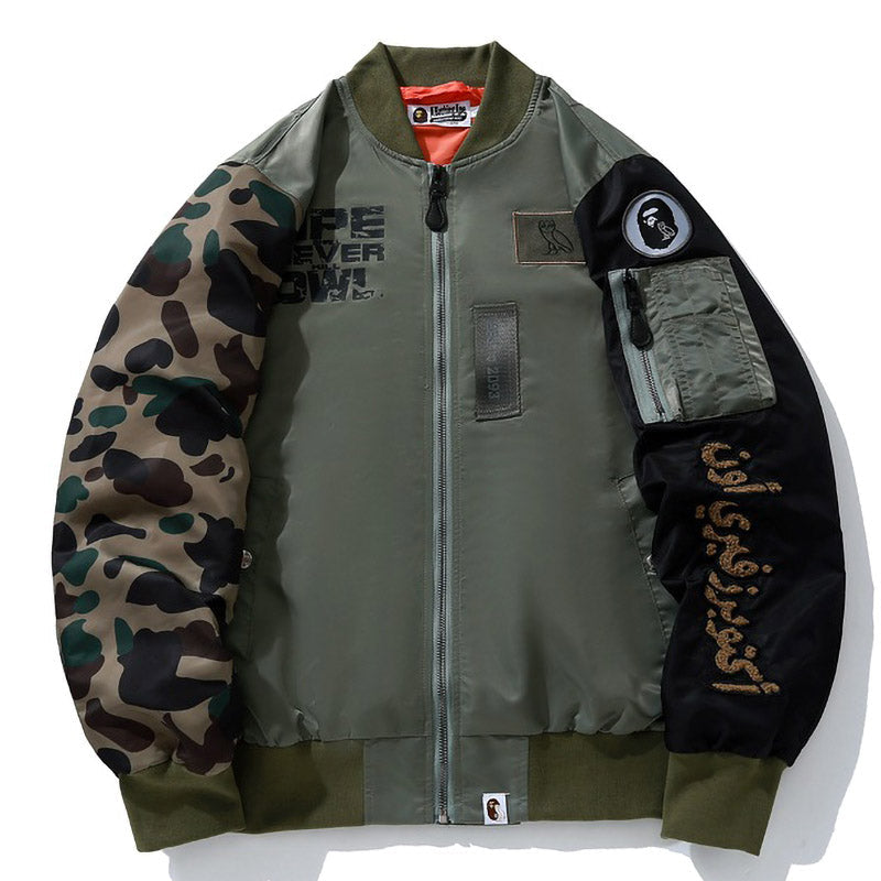 BAPE x OVO Loose Fit MA-1 Jacket - image 1