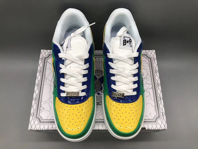 BAPE Bapesta Low M2 'Green Shark Face' - image 5