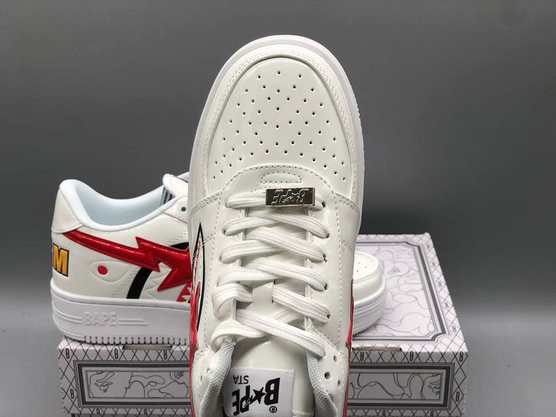 A Bathing Ape Bape Sta Low Shark White - image 5