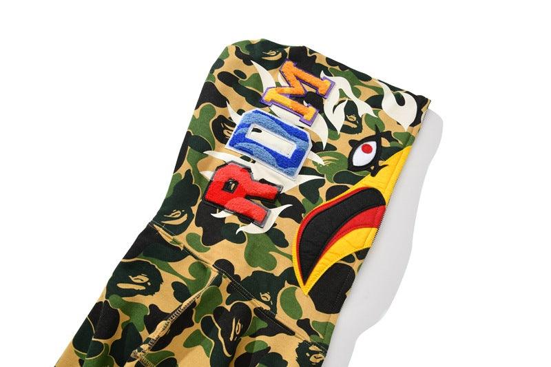 BAPE Unisex Street Style Plain Logo Skater Style Hoodies - image 5