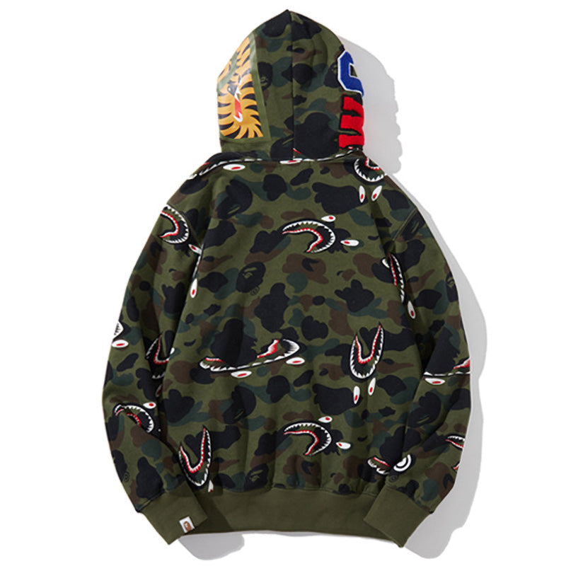 BAPE Shark 1st Camo Shark Zip Hoodie - image 4