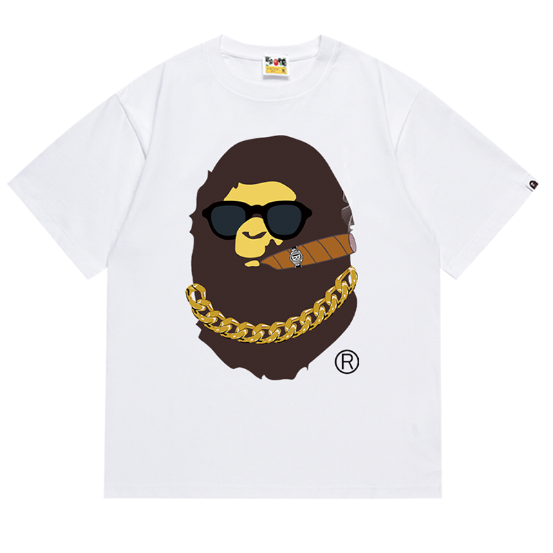 BAPE ape head smoking print Los Angeles limited T-Shirts - image 2