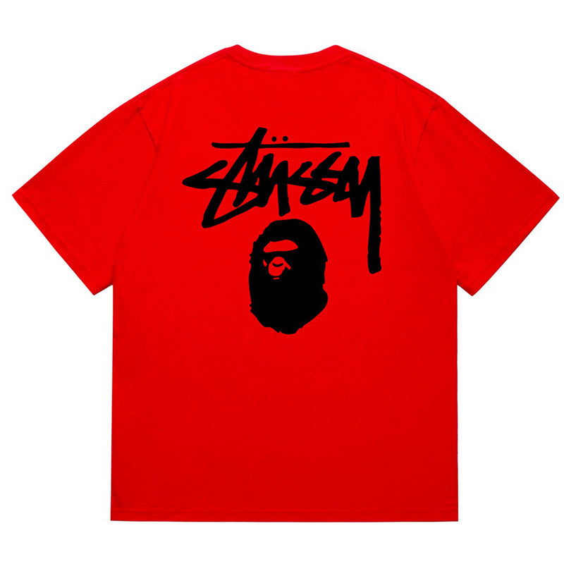 BAPE X Stussy Basic Pigment Dyed Tee - image 3