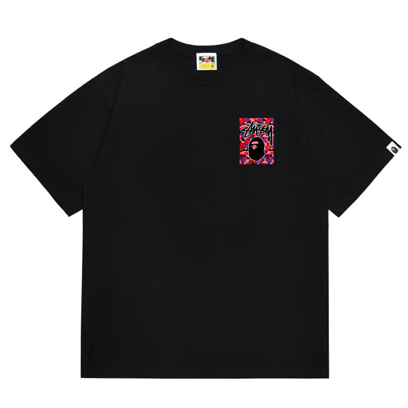 BAPE X Stussy Ape Head Tee - image 4