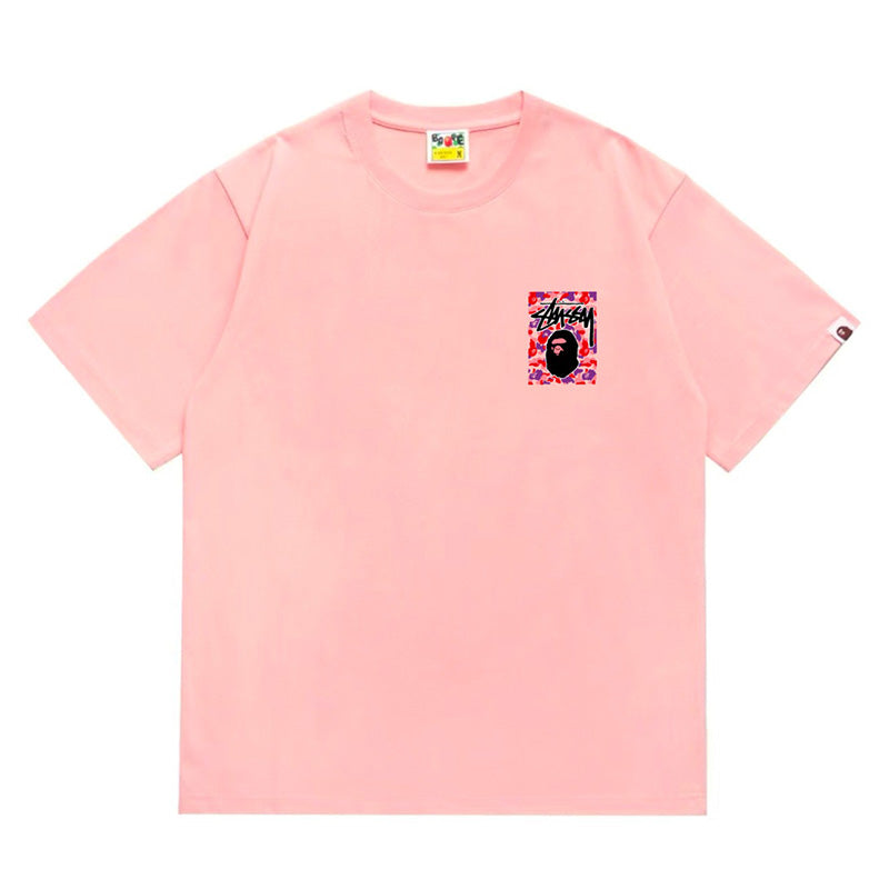BAPE X Stussy Ape Head Tee - image 2