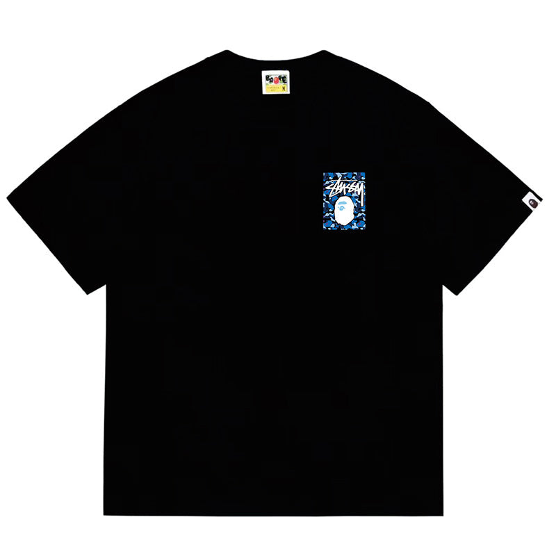 BAPE X Stussy Ape Head Tee - image 2