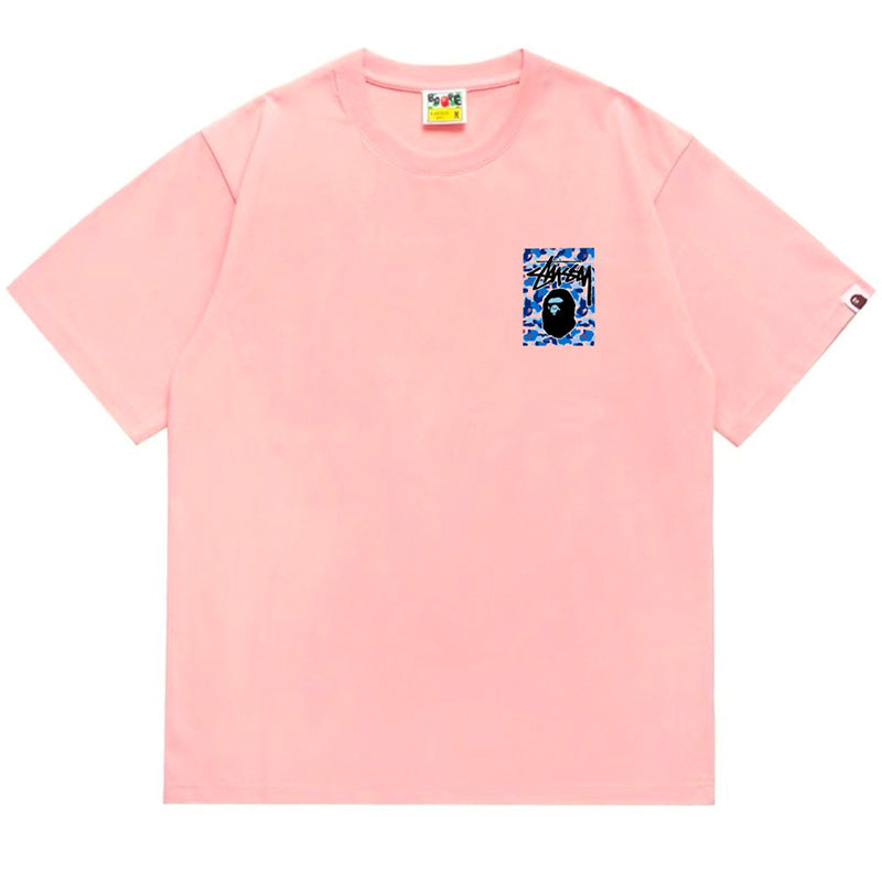 BAPE X Stussy Ape Head Tee - image 4