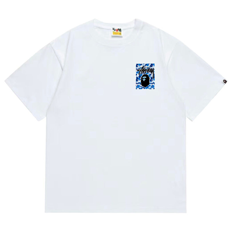 BAPE X Stussy Ape Head Tee - image 2