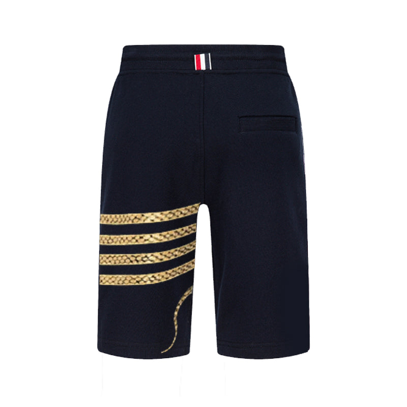 Thom Browne Style Four-Bar Snake Shorts - Image 2