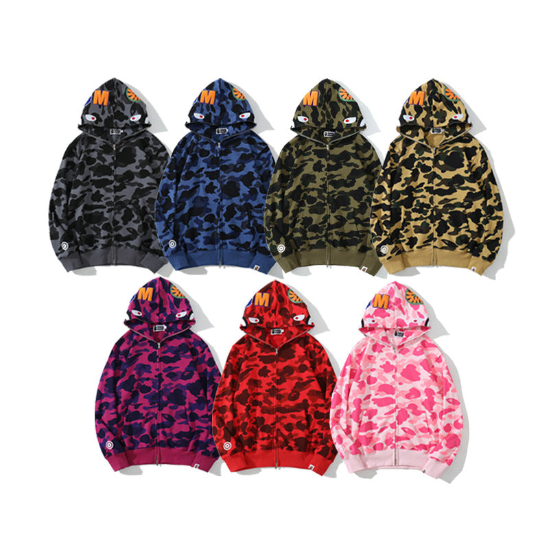 BAPE WGM Camo Zipper Hoodie - image 17