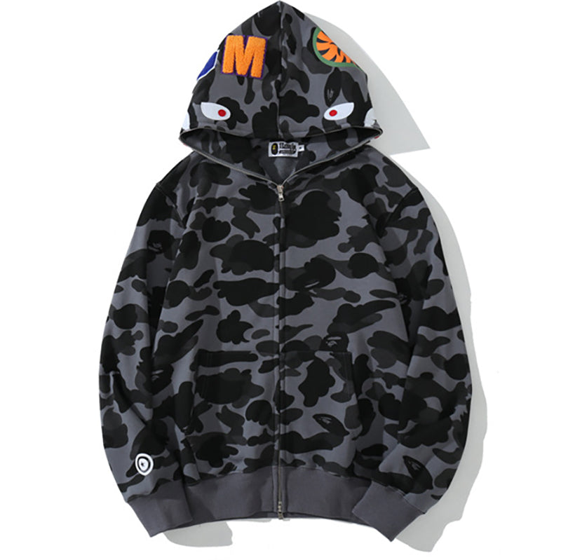 BAPE WGM Camo Zipper Hoodie - image 5
