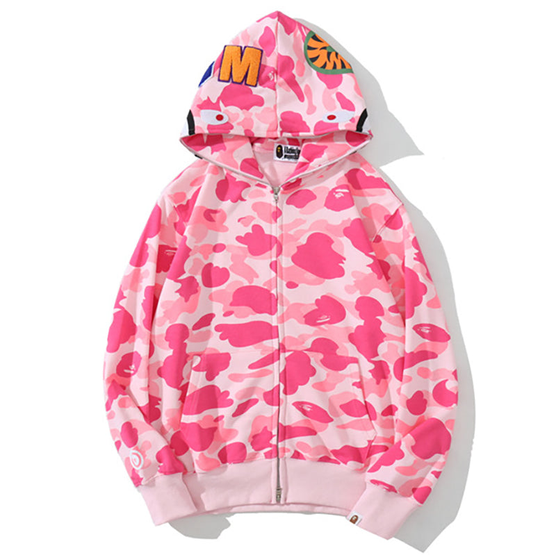 BAPE WGM Camo Zipper Hoodie - image 7