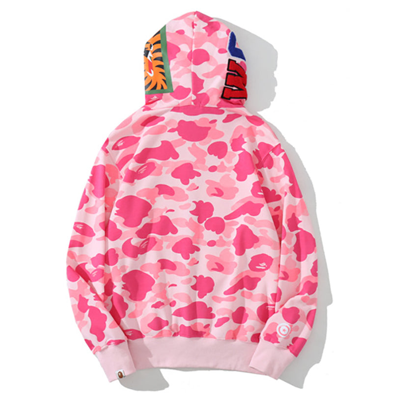 BAPE WGM Camo Zipper Hoodie - image 8