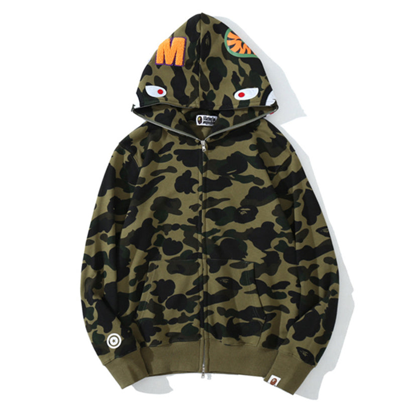 BAPE WGM Camo Zipper Hoodie - image 3