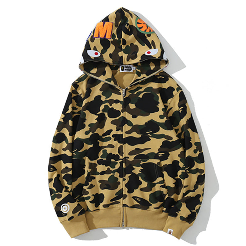 BAPE WGM Camo Zipper Hoodie - image 13