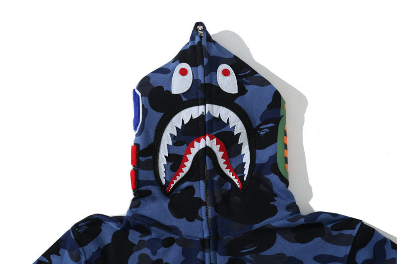 BAPE WGM Camo Zipper Hoodie - image 18