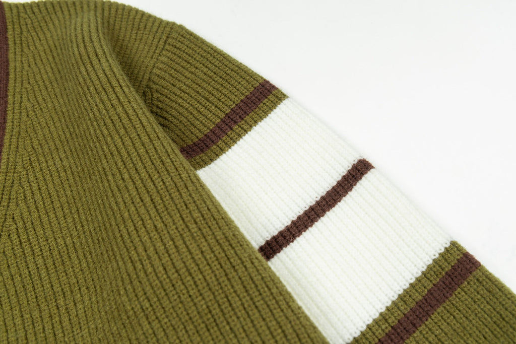 V-Neck Knit Sweater