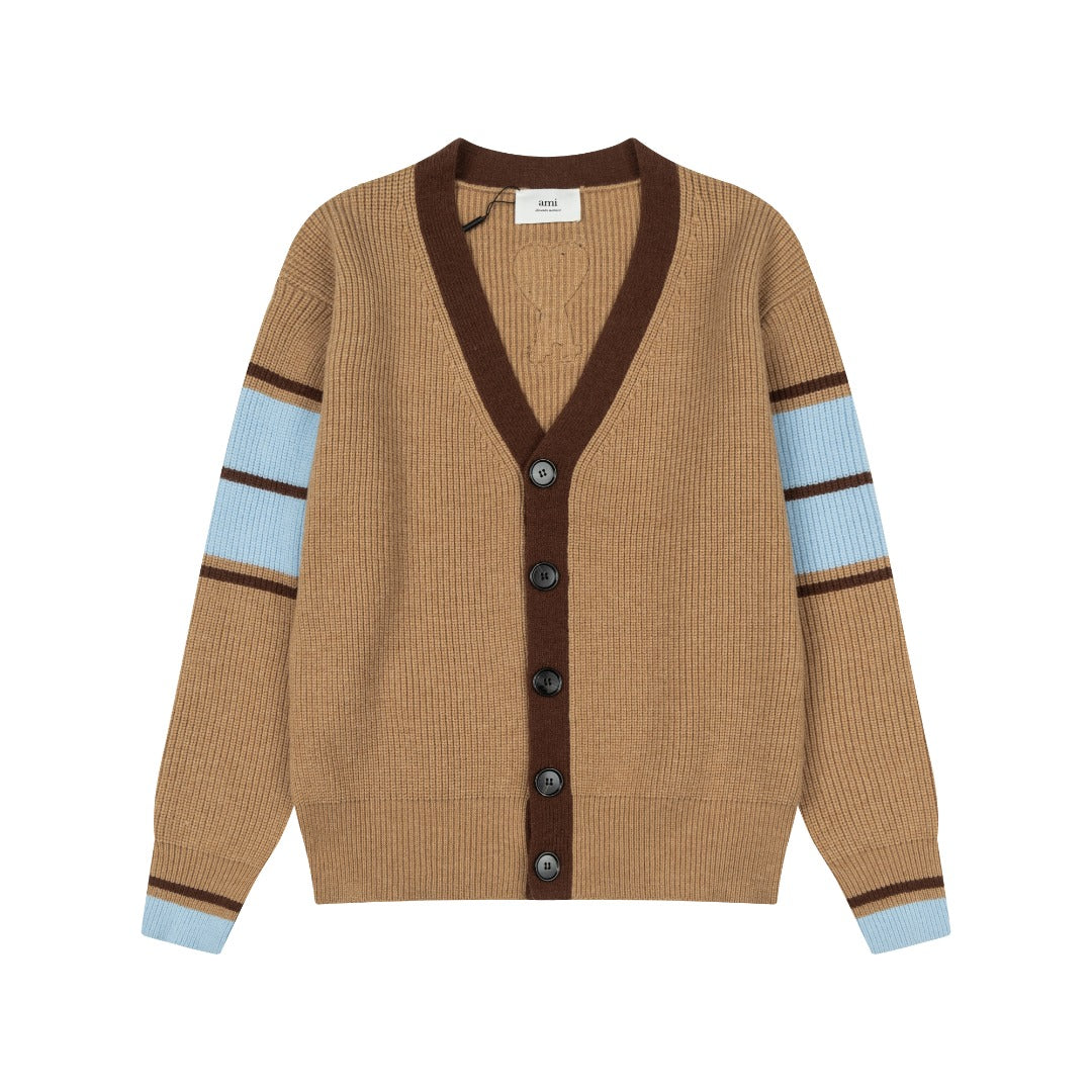 V-Neck Knit Sweater