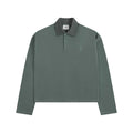 Heart Embroidery Long-Sleeve Polo Shirt ¨C 5 Colors