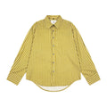 Unisex Vertical Striped Long-Sleeve Shirt