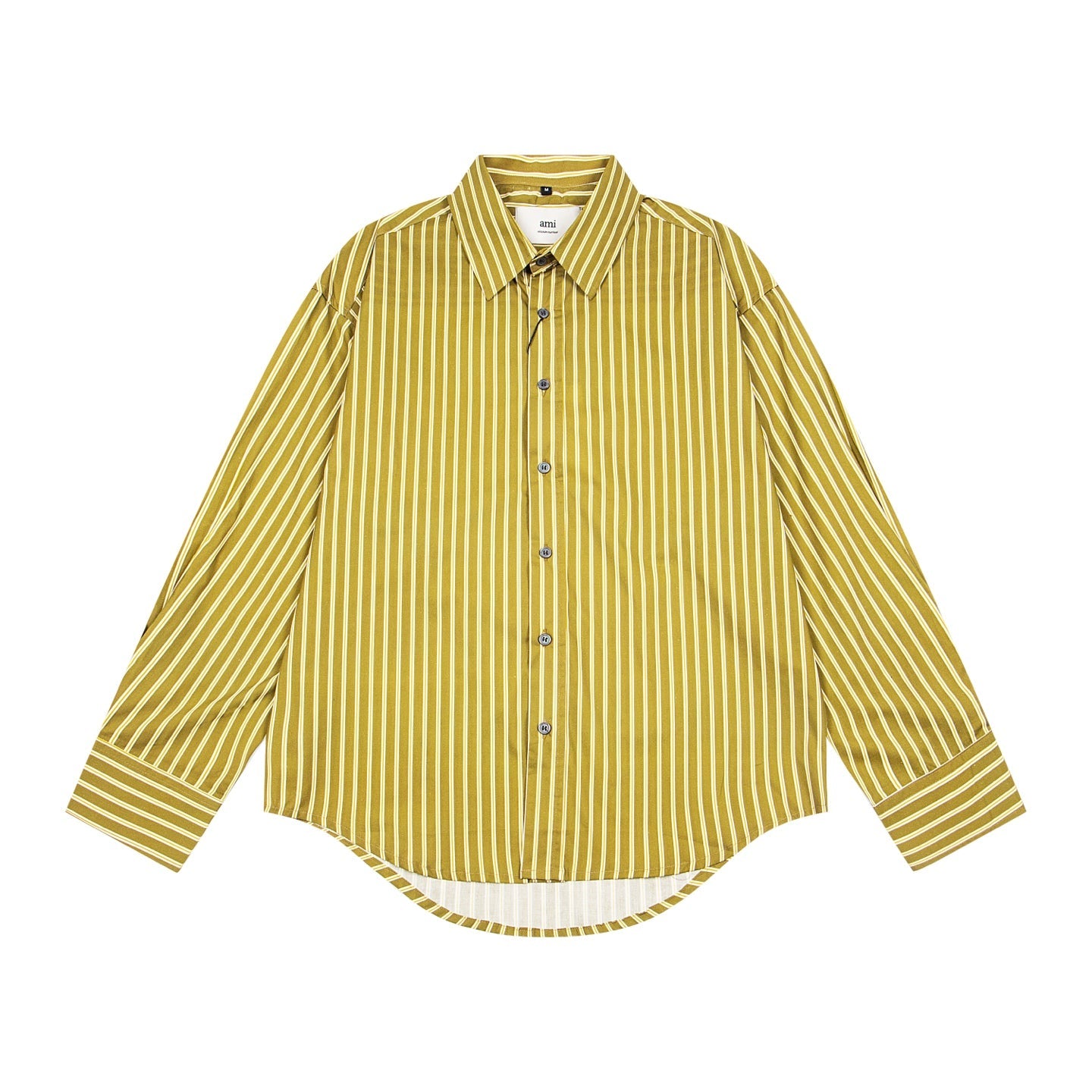 Unisex Vertical Striped Long-Sleeve Shirt