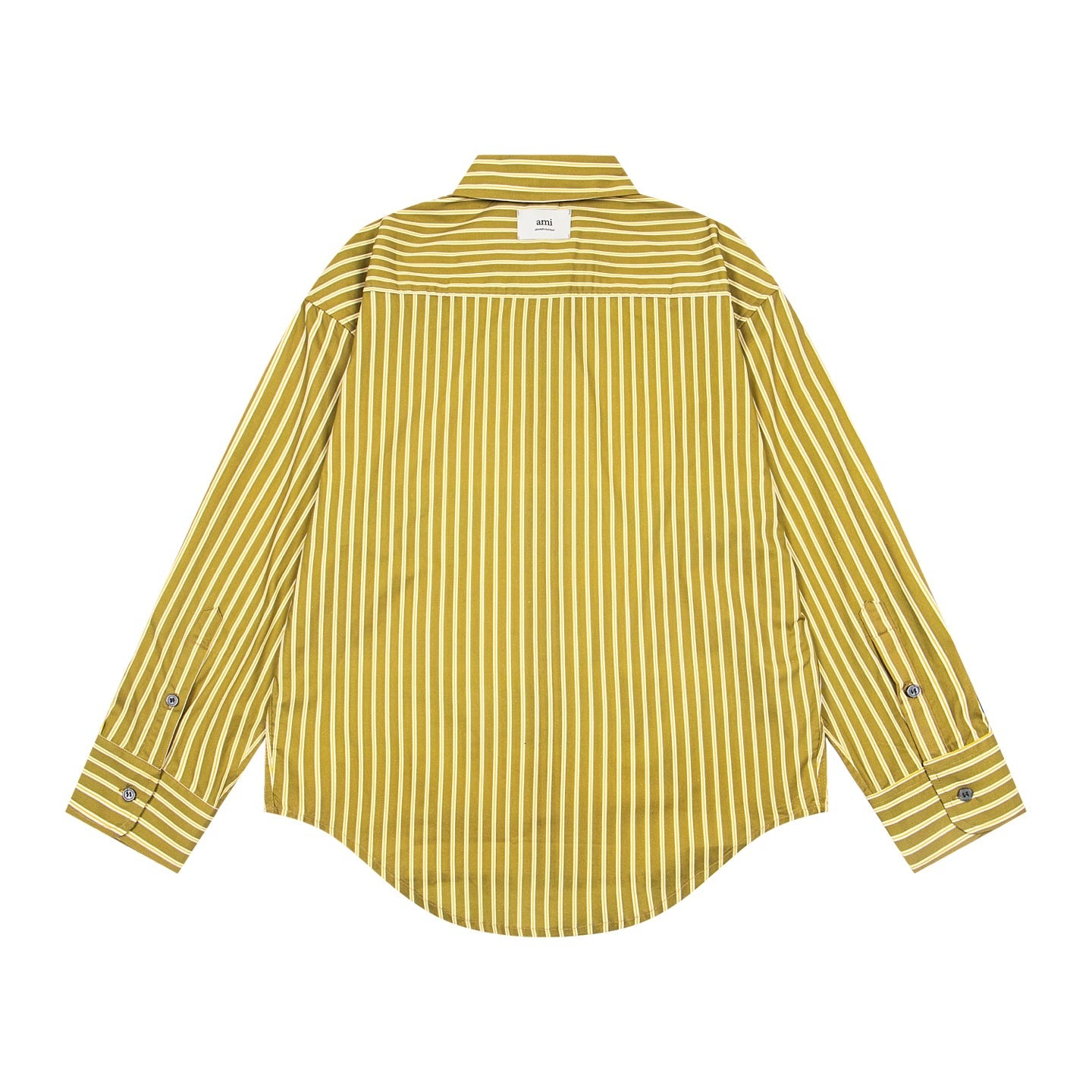 Unisex Vertical Striped Long-Sleeve Shirt