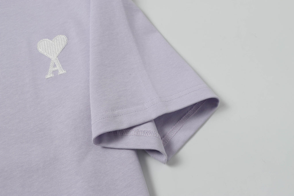 White Heart Embroidered T-Shirt