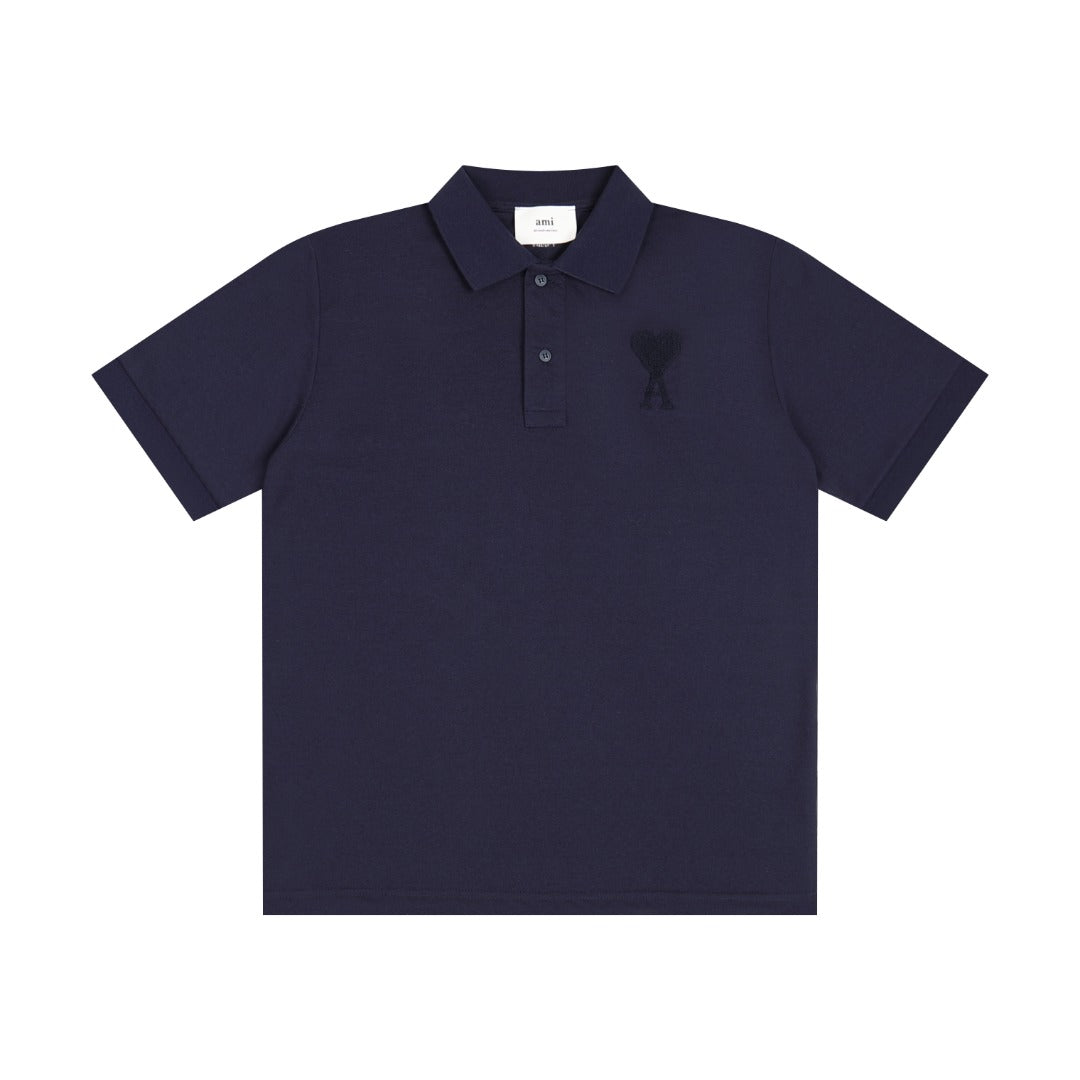 3D Heart Embroidery Polo Shirt ¨C Unisex