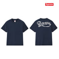 Back Logo Print Unisex Crew Neck T-Shirt THOM TREND
