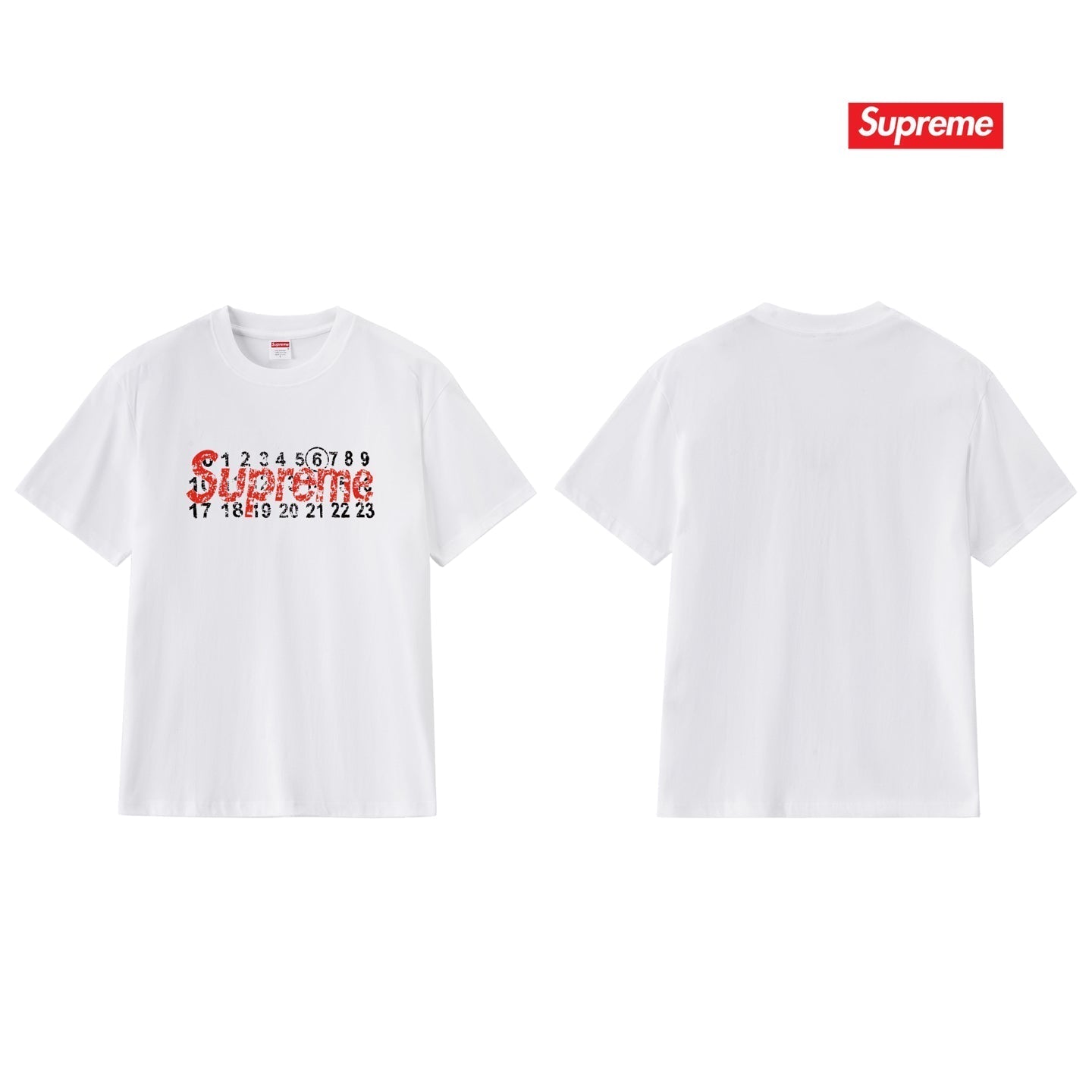 Collaboration Letter Print Unisex T-Shirt THOM TREND