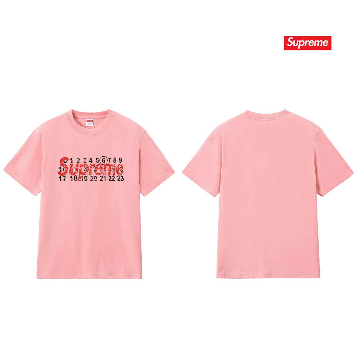 Collaboration Letter Print Unisex T-Shirt THOM TREND