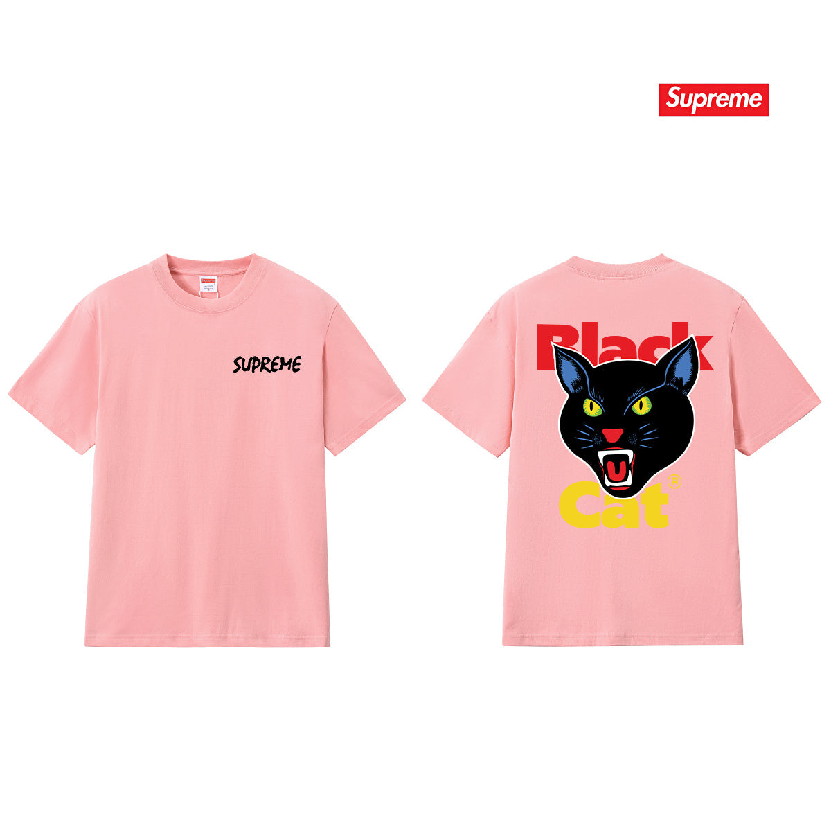Cat Head Logo Graphic Unisex T-Shirt THOM TREND