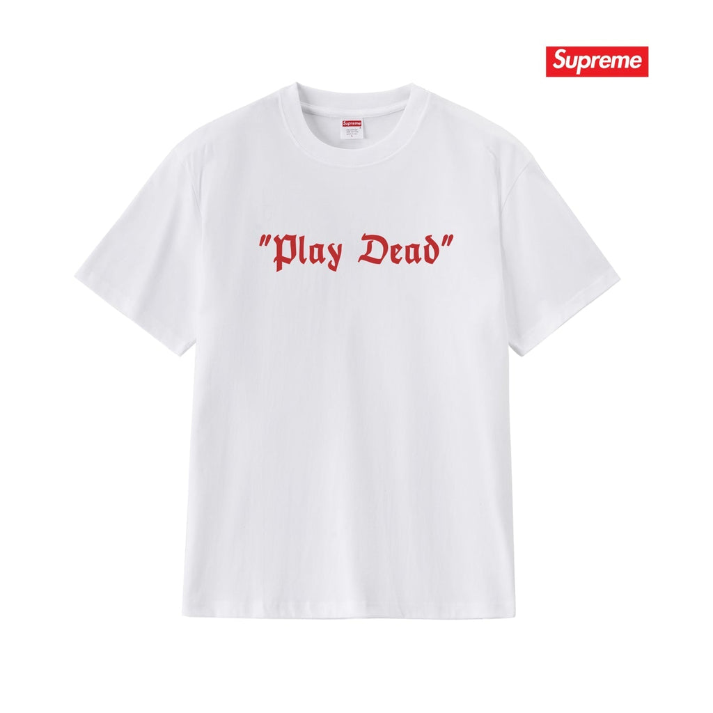 Letter Print Unisex Cotton T-Shirt THOM TREND